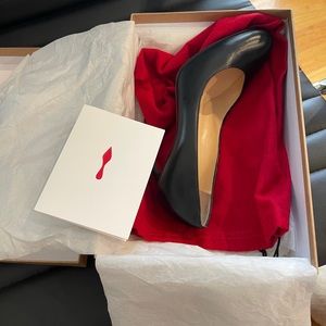 Christian Louboutin Simple Pump 100 Black Leather